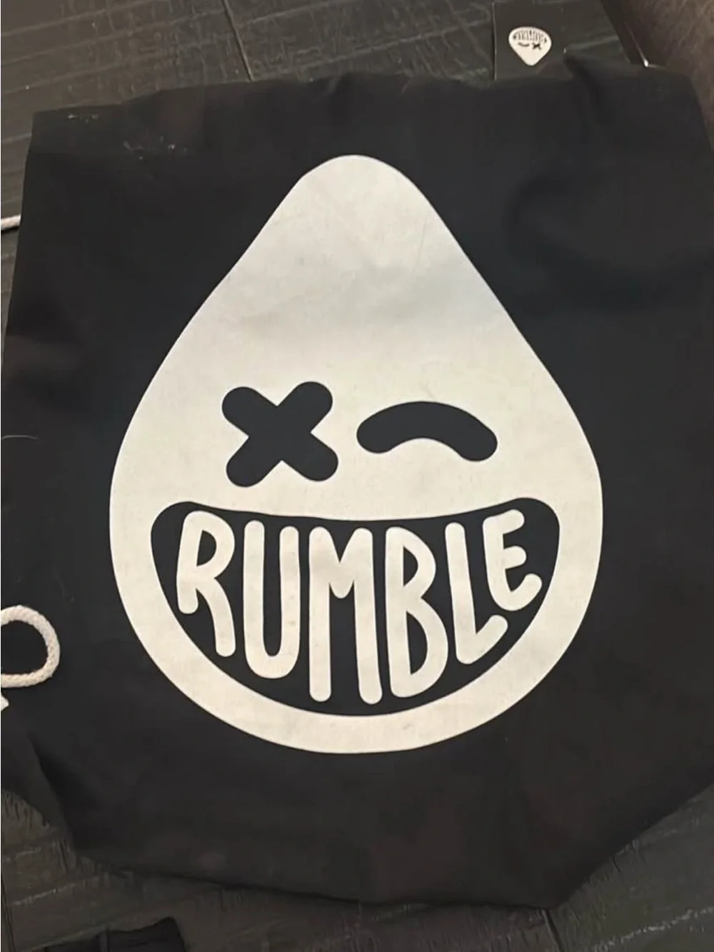 Black Rumble Boxing Gloves and Hand Wrap Set